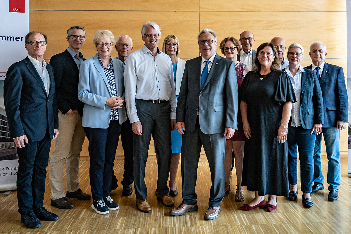 Präsidium 2023-2028 Foto vom Präsidium der Legislaturperiode 2018-2023