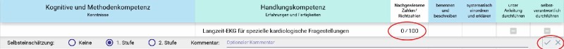 Abb. 1: eLogbuch – Selbsteinschätzung eines Arztes in Weiterbildung abb_1neu.jpg