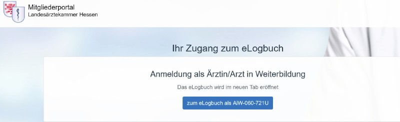 Abb. 6: Portal der LÄKH – Anmeldung am eLogbuch abb_6neu.jpg