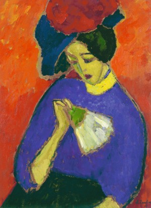 Alexej von Jawlensky, Dame mit Fächer, 1909, Öl auf Karton, Museum Wiesbaden alexej_von_jawlensky_dame_mit_faecher.jpg