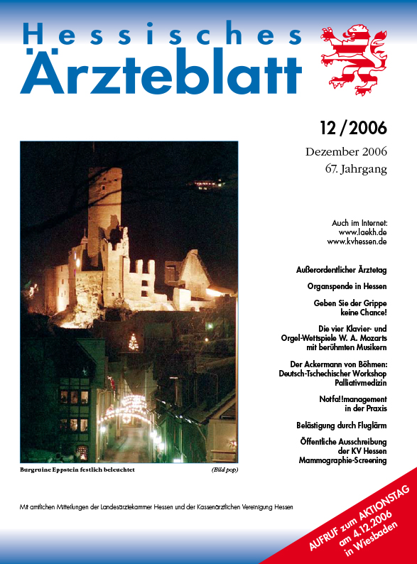 Dezember 2006 HAE Ausgabe 12/2006