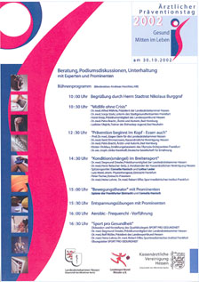 Abbildung des Programms und des detaillierten Ablaufplans